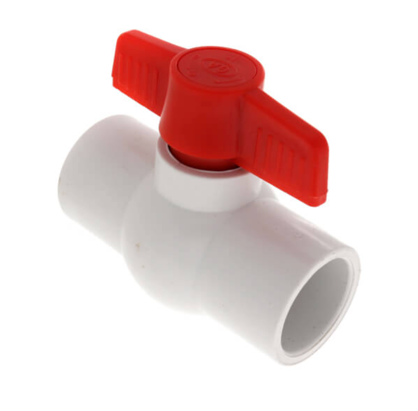 1" Plastic Ball Valve slip x slip