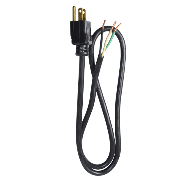 Juego de cables de 6" con enchufe recto