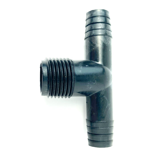 1/2" MPT Barbed Tee