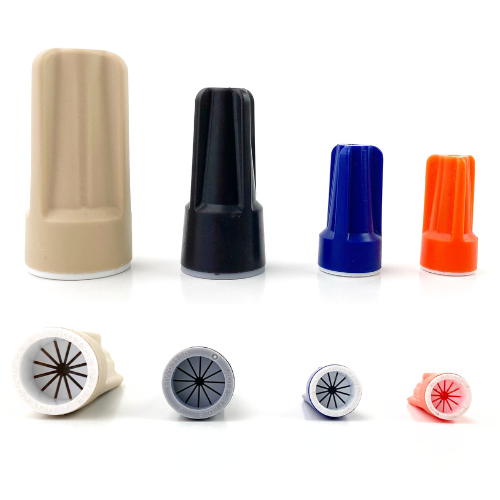 Orange Silicone Filled Wire Nut: 24AWG - 16 AWG
