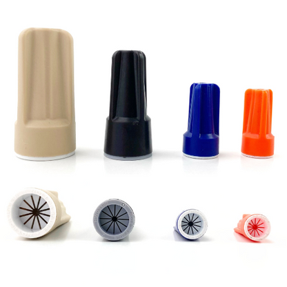 Orange Silicone Filled Wire Nut: 24AWG - 16 AWG