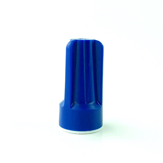 Tuerca para cable rellena de silicona azul: 22 AWG - 14 AWG